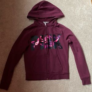 Maroon PINK Sweatshirt